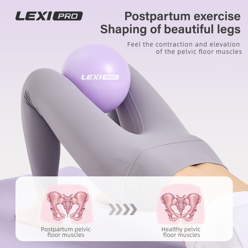 LEXI Mini Anti-Burst Stability Ball for Pilates, Yoga & Barre Workouts