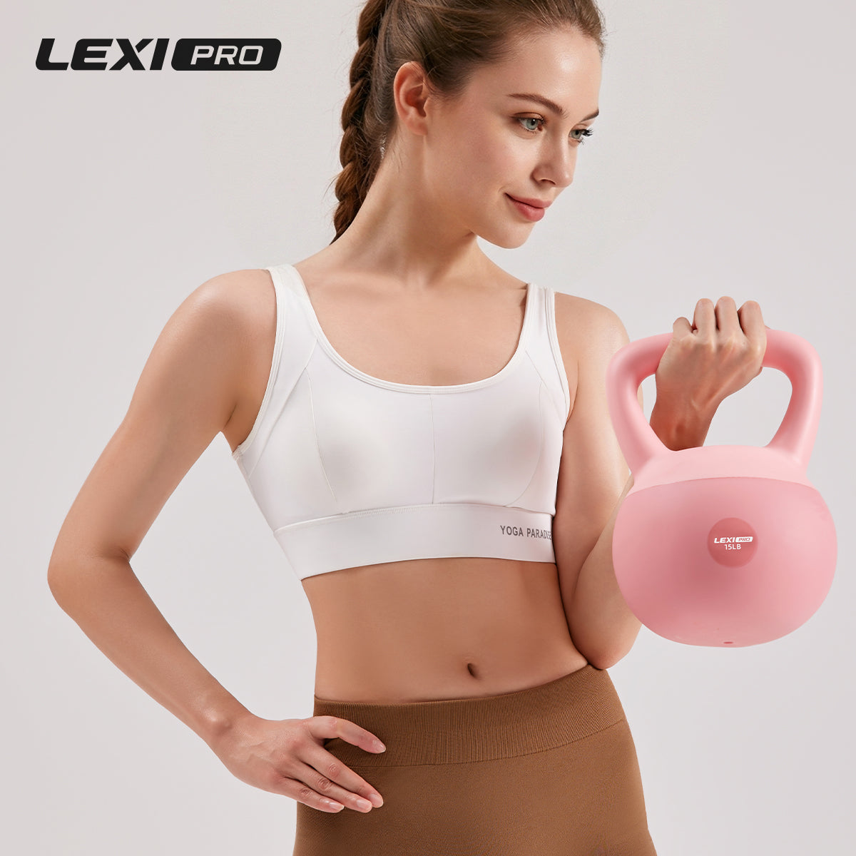 LEXI Soft Kettlebell with Handle for Strength & Core Training