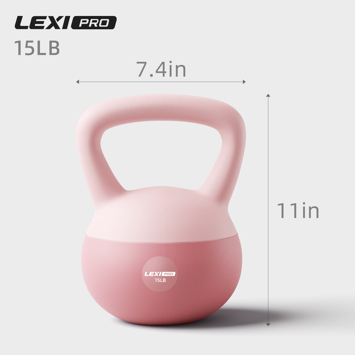 LEXI Soft Kettlebell with Handle for Strength & Core Training