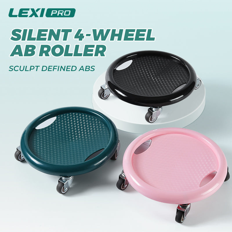 LEXI PRO Silent 4-Wheel Ab Roller for Core Training