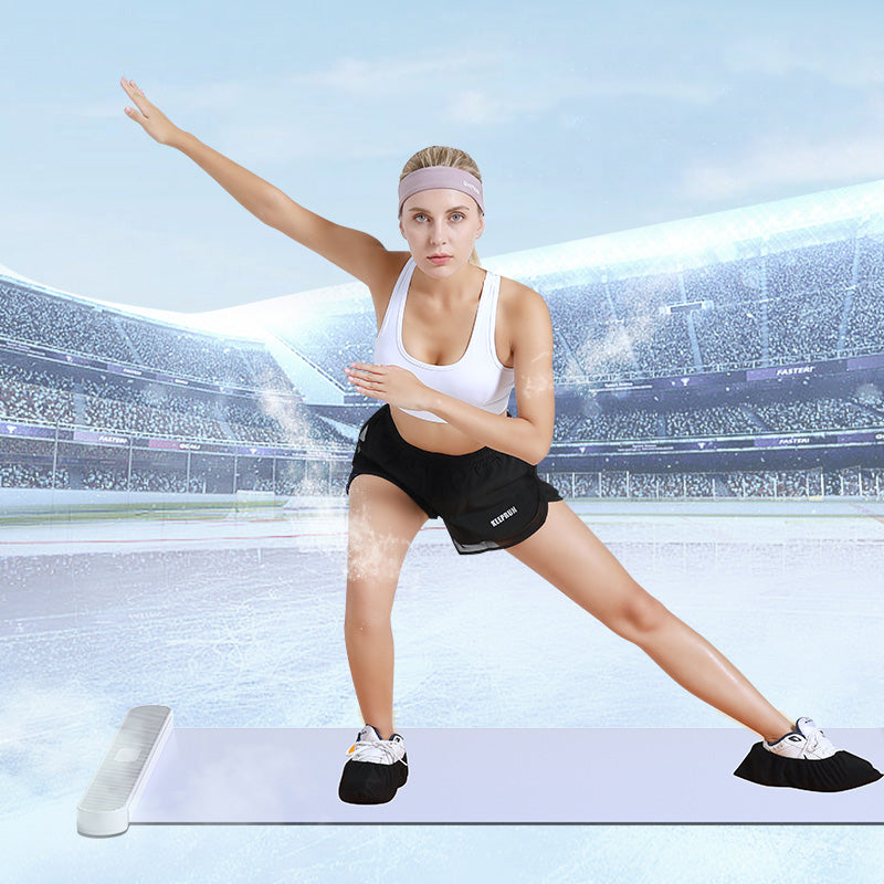 LEXI PRO Home Sliding Training Mat with Shoe Covers