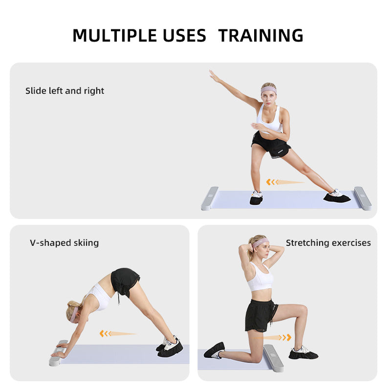 LEXI PRO Home Sliding Training Mat with Shoe Covers