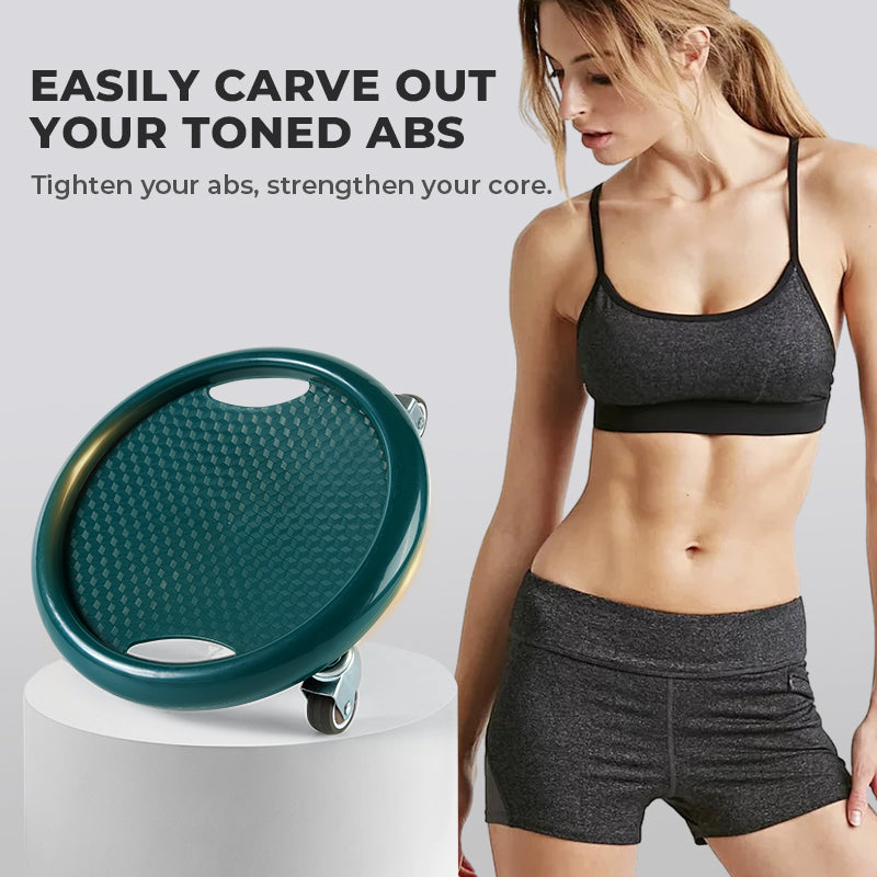 LEXI PRO Silent 4-Wheel Ab Roller for Core Training