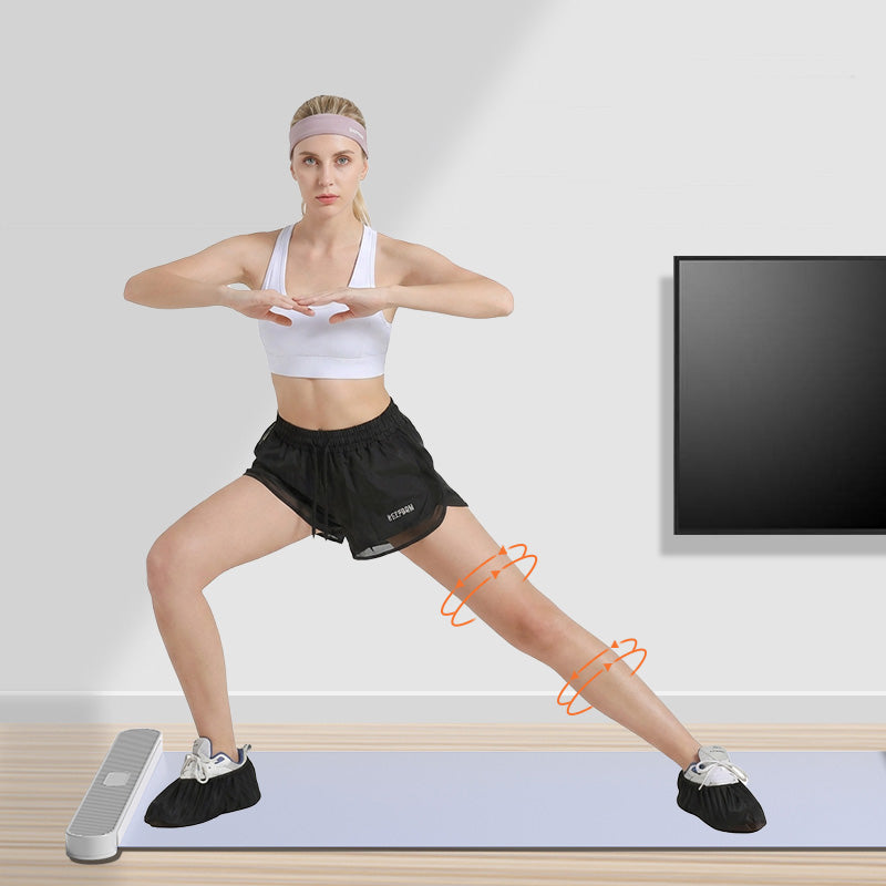 LEXI PRO Home Sliding Training Mat with Shoe Covers