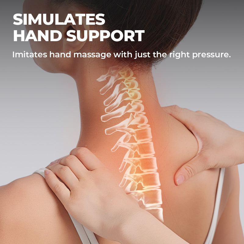 LEXI Ergonomic Cervical Massage Pillow for Neck & Shoulder Relaxation