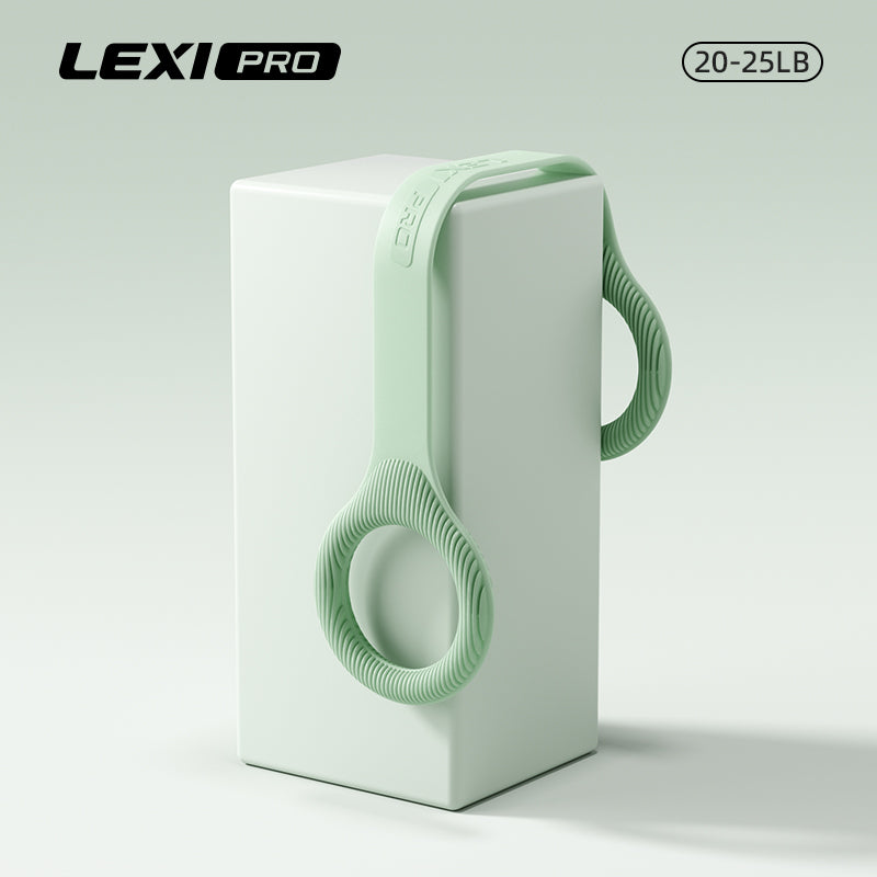 LEXI Figure 8 Resistance Bands | Silicone Exercise Bands for Home Fitness & Yoga