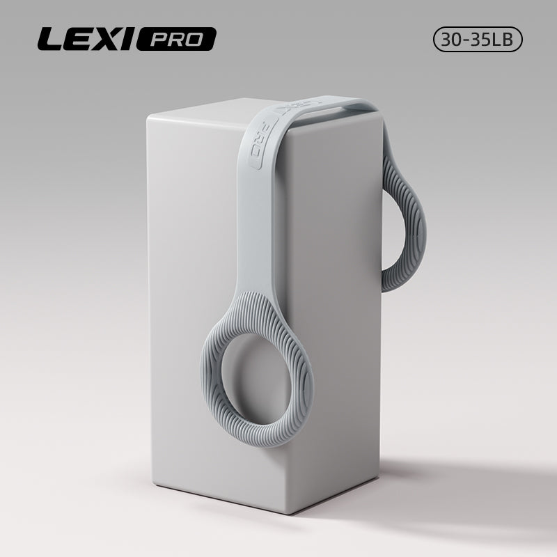 LEXI Figure 8 Resistance Bands | Silicone Exercise Bands for Home Fitness & Yoga