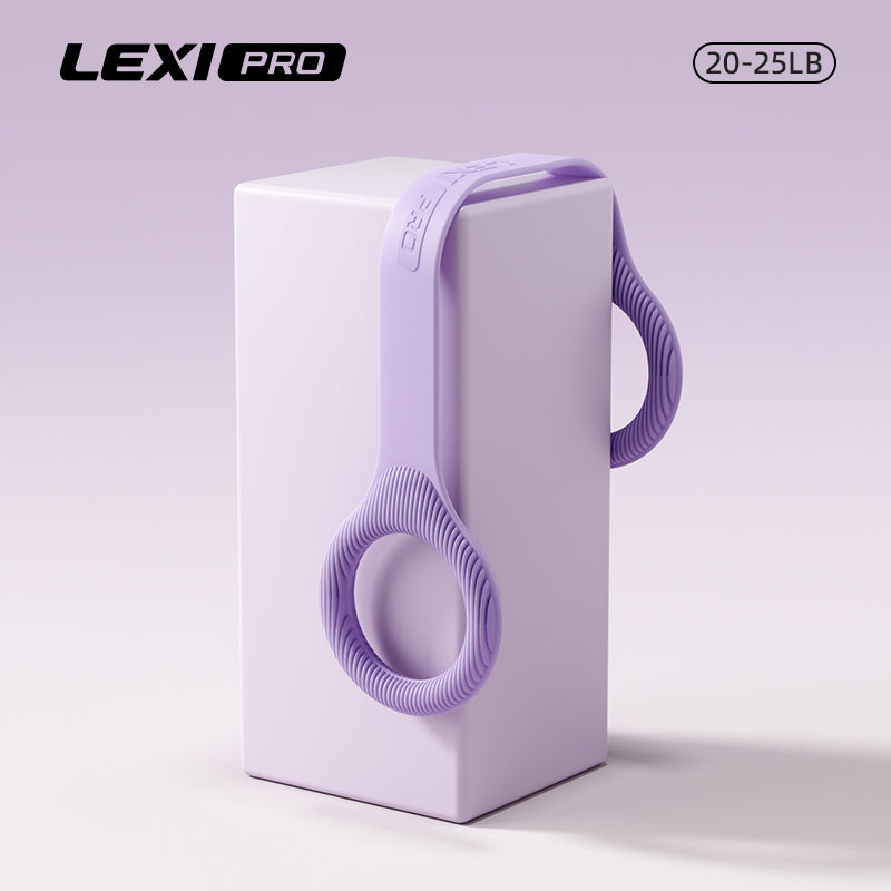 LEXI Figure 8 Resistance Bands | Silicone Exercise Bands for Home Fitness & Yoga